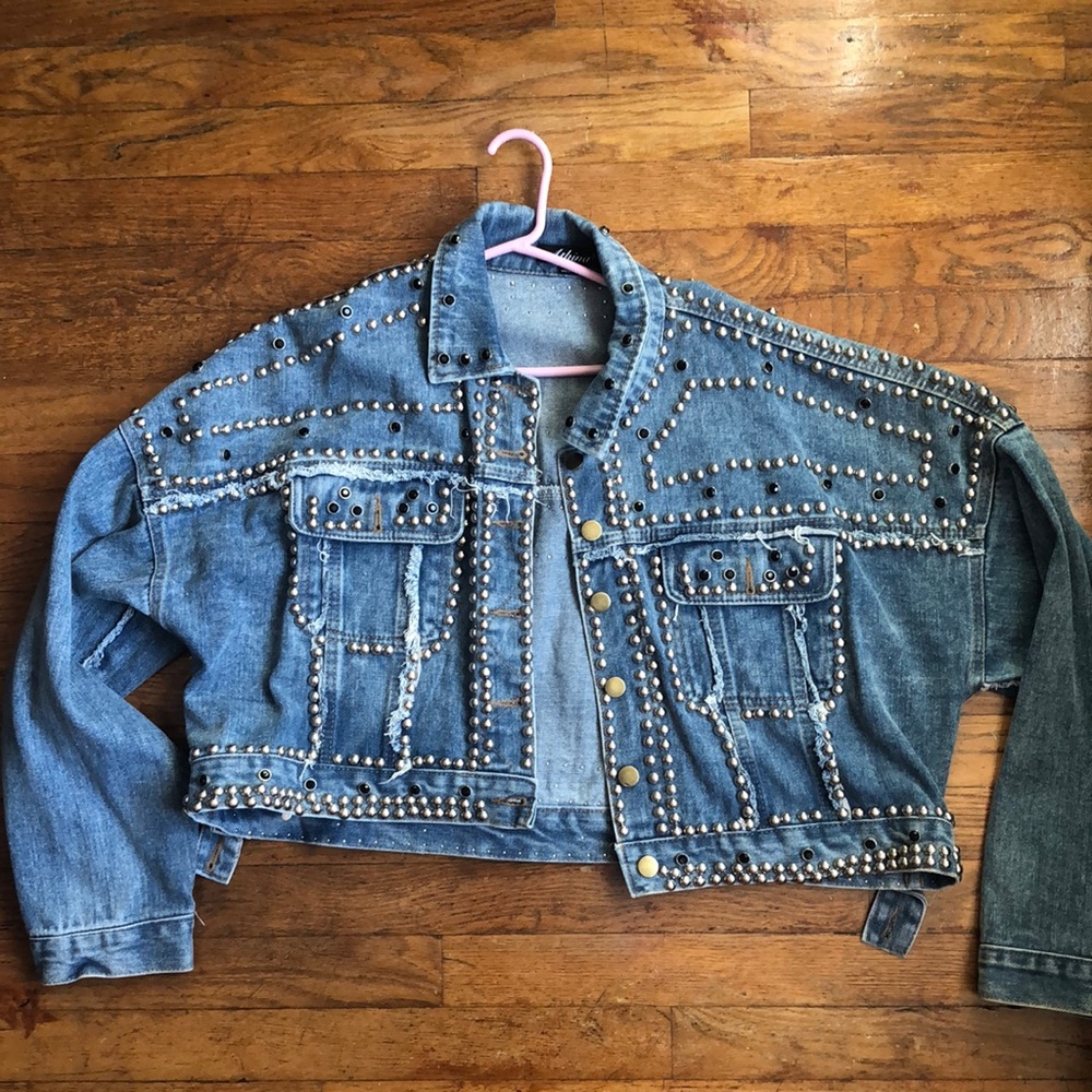 Heavyweight Studded Denim Jacket